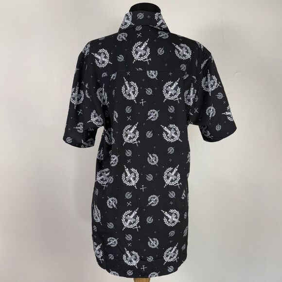 NWOT Dixxon 'The Candle' Men's Button-Up Short Sleeve Shirt - Small - Picture 4 of 8